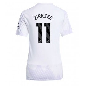 Dámské fotbalový oblečení Manchester United Joshua Zirkzee #11 Venkovní košile 2025-26 Krátkým Rukávem